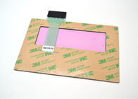 PET Embossed Tactile màng Switch với màu hồng hiển thị trong suốt màu