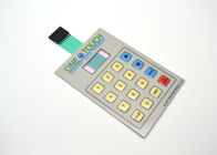 Flat / Embossed Push Button Chuyển đổi màng bàn phím với màn hình LCD Window