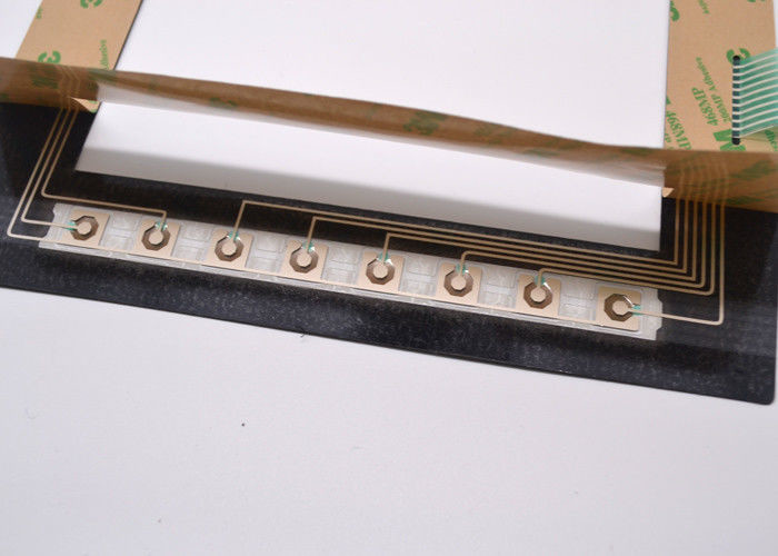 Durable Backlit Membrane Switch Bàn phím với cửa sổ rõ ràng cho thiết bị dụng cụ