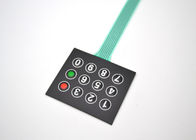 Tactile Embossed Membrane Push Button Chuyển Bàn phím Water Resistant 50 * 60mm