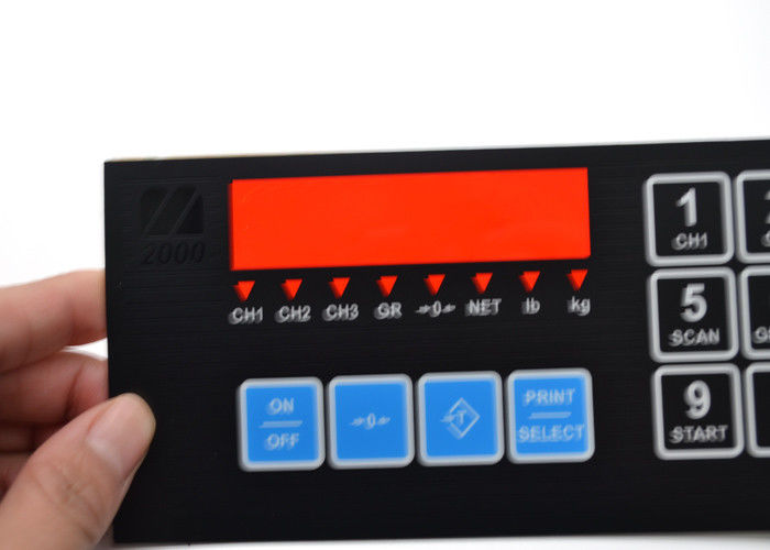 Flat loại duy nhất che chắn kín màng Switches với Trasparency cửa sổ