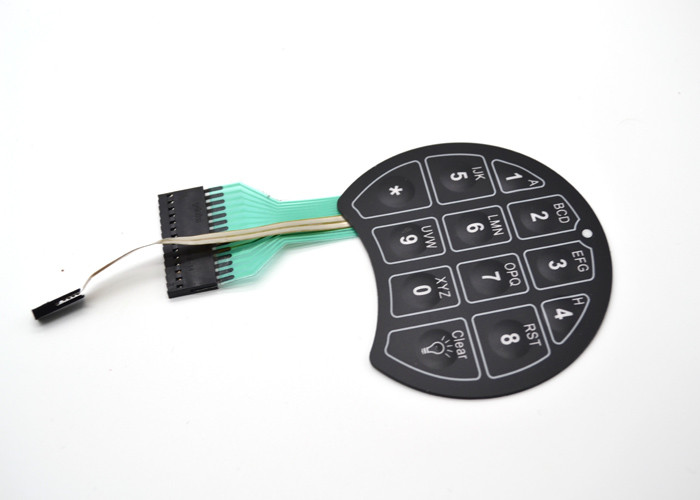 Thiết bị gia dụng Illuminated Membrane Switch Bàn phím với EL Trở lại ánh sáng